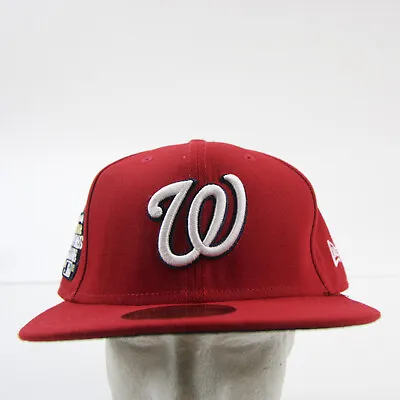 Washington Nationals New Era 59fifty Fitted Hat Men's Red New • $17.87