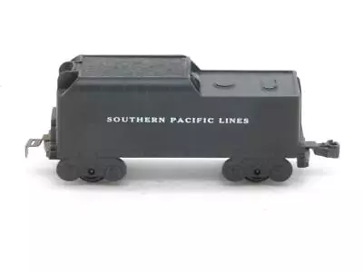 Marx O Gauge Black Plastic 4 Wheel Tender Southern Pacific With Knuckle Coupler • $5