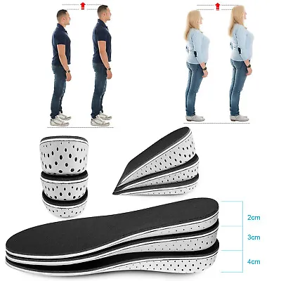 $6.92 • Buy Orthotic Insoles Invisible Height Plantar Fasciitis Arch Support Relieve Pain US