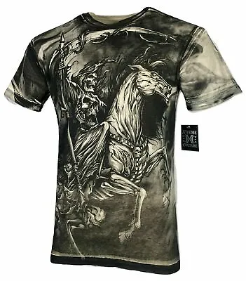 Xtreme Couture Affliction Men's T-Shirt DARK HORSE Skull Tattoo Biker S-5XL • $25.95