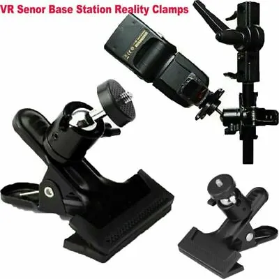 For HTC Vive/Oculus Rift VR Console Sensor Base Station Reality Clamp Adjustable • £19.05