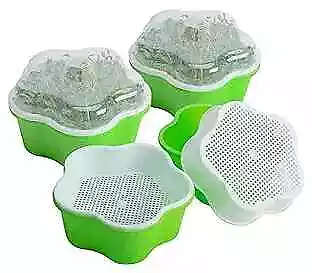  4 Pack Seed Sprouter Tray - Nursery Tray Seed Germination Propagation Trays  • $28.68