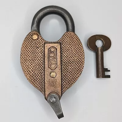 Vintage YALE Brass Padlock With Key • $10.50