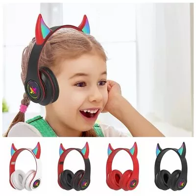 Devil Horns Devil Wireless Headphone  Headset Props • $24.48