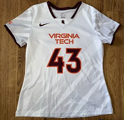 2019 Nike Virginia Tech Hokies #43 Kiley Kettle Game Worn Womens Lacrosse Jersey • $49.99