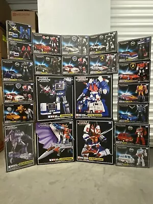 Takara Transformers Masterpiece Action Figure MP Lot 22 Free Coins & Accessories • $3100