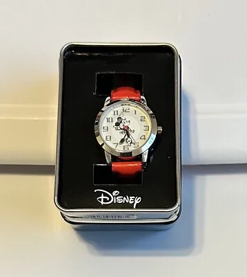 NEW Disney Women's Minnie Mouse Accutime Watch   Red Band MN5192CV   • $14.99