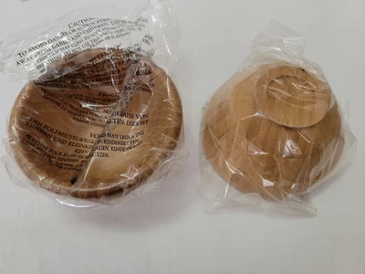 $7.80 • Buy Pampered Chef Bamboo Snack Bowls 2pk #2296