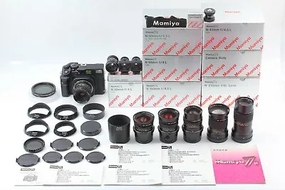 *Complete Set* Mamiya 7 II Camera W/ All Lenses N 43 50 65 80 150 210 L JAPAN • $1