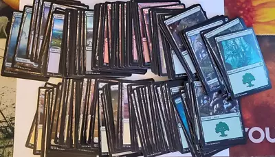 Wizards Magic The Gathering Bulk Basic Lands Lot LIGHTLY PLAYED • $12.50