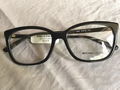 MICHAEL KORS MK4080U 3005  Black / Demo Lenses  52mm Eyeglasses • $95