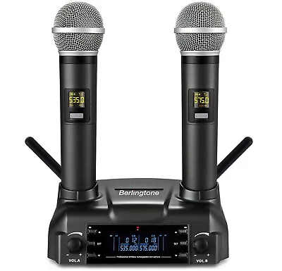 Berlingtone BR-60UM Wireless Microphone System Dual Wireless Mics Rechargeable • $129