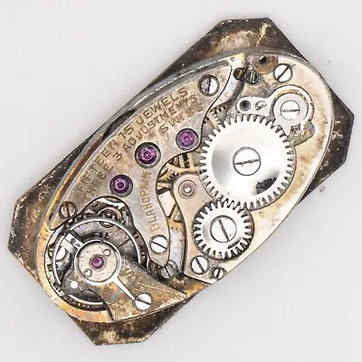 Vintage Hallmark / Blancpain Cal. 607 15-Jewel 3-Adj Wristwatch Movement Parts • $32