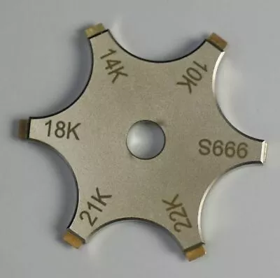 £79.95 • Buy STAR GOLD TESTING PLATE NOT NEEDLE 10K 14K 18K 21K 22K Silver Jewellers Test Kit
