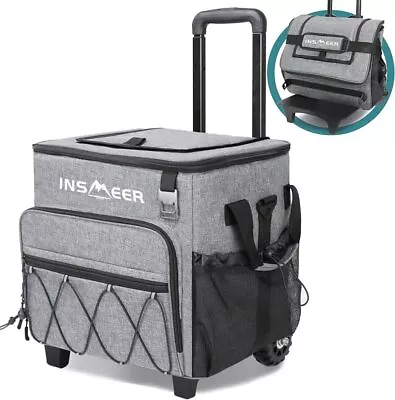 60 Can/40L Cooler With Wheels Rolling Coolers On Wheels Soft Cooler Bags • $53