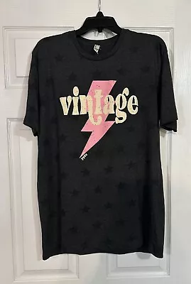 Code Five PPTX VINTAGE  Black Star Tee Womens Size L • $8.99