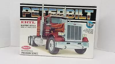 1:25 Ertl Peterbilt 359 Conventional Semi Tractor #8038 Metal Chassis Sealed UP5 • $198.88