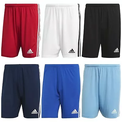 £13.99 • Buy Adidas Mens Squadra 21 FootBall Shorts 3 Stripes Running Training Sports Shorts