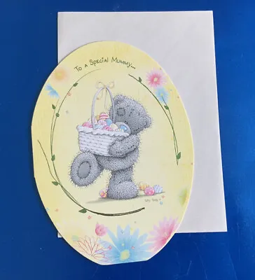 £1.95 • Buy Me To You Tatty Teddy Bear Cute Happy Easter Time Greeting Card To Special Mummy
