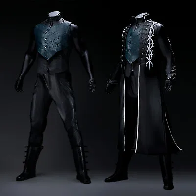 Vergil Costume DMC 5 Cosplay Suit With Coat Handcrafted • $266.68