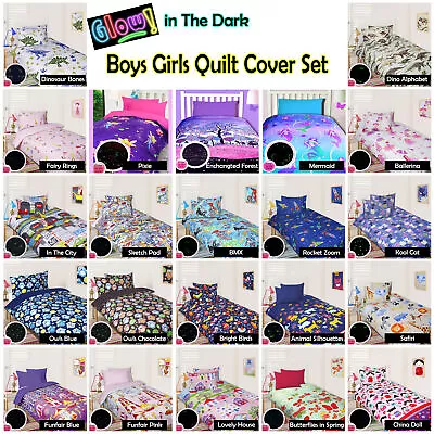 Glow In The Dark Quilt Cover Set • $39.95