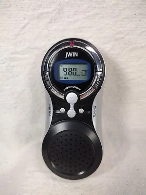 JWIN JX-M20 Mini AM/FM Pocket Radio & Alarm Clock Speaker  Headphone Jack Tested • $14.87