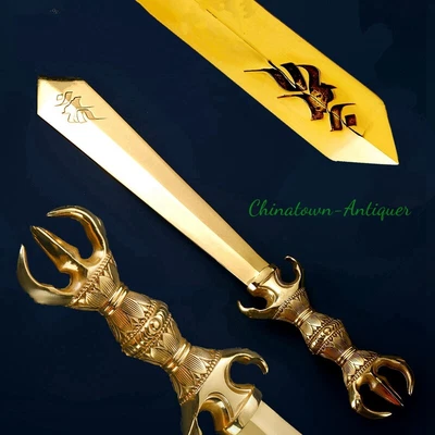 $438.30 • Buy Aryaacalanatha Ghost Eye Wisdom Sword Shingon Japan Buddhist Vajra Dorje #0567