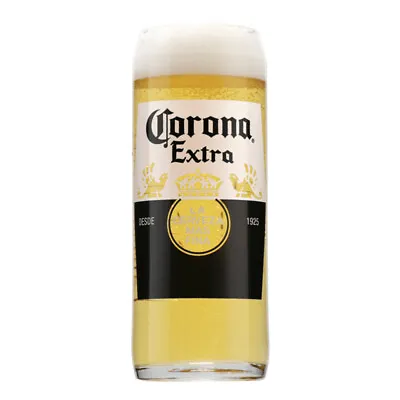 Corona Extra Personalised Branded Nucleated Belgian Beer Glass • $33.51