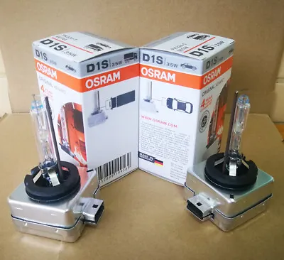 2PCS PAIR Osram XENARC D1S 66144CBI Cool Blue 4300K HID XENON LIGHT BULB • $37