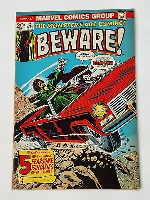Beware 2 Marvel Comics Stan Lee Gene Colan Monsters Bronze Age 1973 • $34.99