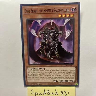 Duke Shade The Sinister Shadow Lord Common EGS1-EN017 (Near Mint 1st Edition) • $0.99