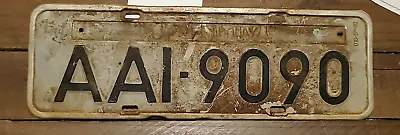 Real Vintage Brasil Brazil License Plate SP Boituva AAI-9090 USA Seller • $24.99