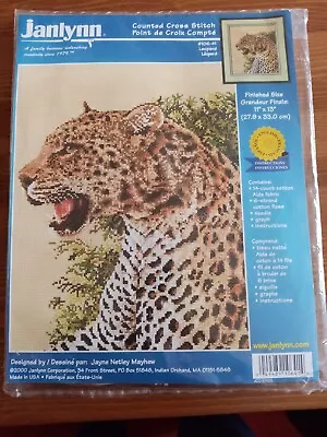 JANLYNN Cross Stitch Kit Leopard #106-41  • £12