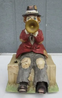 Melody In Motion Willie The Trumpeter Hobo Clown In Original Box - NEEDS REPAIR • $20