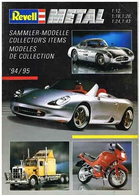 £13.50 • Buy Revell 1:12 1:18 1:20 1:24 1:43 Die-cast Models 1994-95 Product Range Catalogue