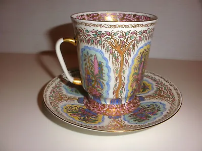 Vintage Russian Porcelain Cup Saucer Alexey Vorobievsky Lomonosov St Pertersburg • $450