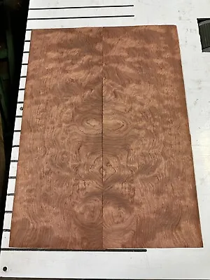 Bubinga Raw Wood Veneer Two Sheets 28'' X 10'' 233F • $26.99