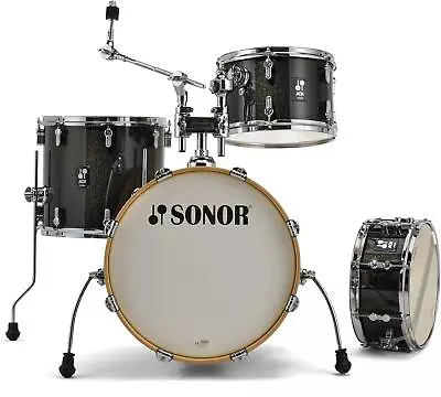 Sonor AQX Jazz 4-piece Shell Pack - Black Midnight Sparkle • $669