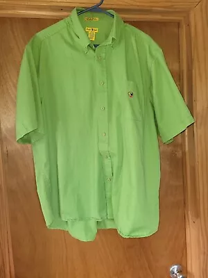 Vintage Duck Head Shirt Mens  Large Green   Short Sleeve • $7.99