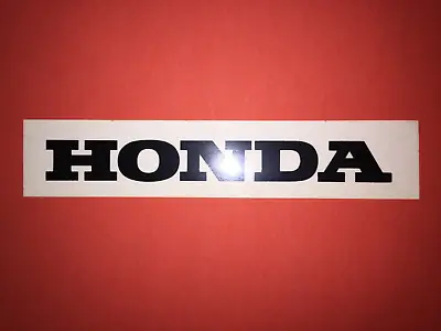 Honda Black On Clear Vinyl Decal Sticker 194 X 40mm Helmet Tool Box Chest • £2.39