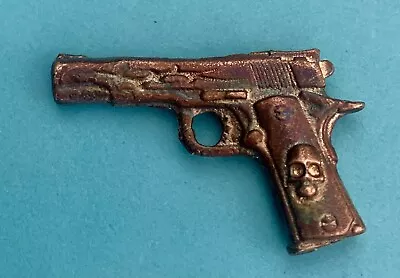 1911 Colt Gun- .999 Silver Hand Poured Double Sided Miniature Gun • $39