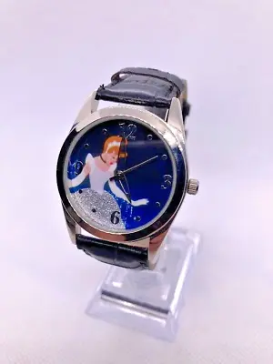 Vintage Cinderella Watch Bling Made For Disney Japan Movt New Battery Free Shipp • $34.95
