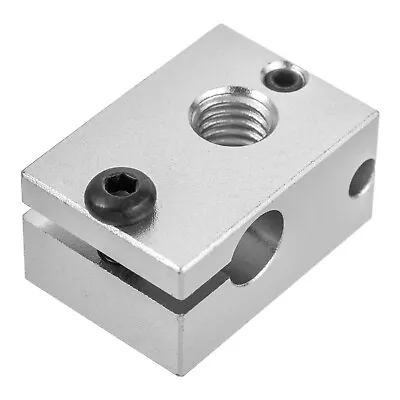 V6 Heater Block 3D Printer Aluminium Extruder Hotend Print Head Replacement Part • $13.95