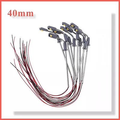 LED Street Lighting BRIGHT WHITE 40mm 3v (Free 12v Resistor) - N Gauge (4pcs) • £5.89