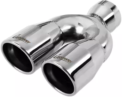 2.5  To 3  Dual Exhaust Tip 2 1/2 Inch Inlet 3 Inch Outlet 9.5  Length Exhaust  • $57.99