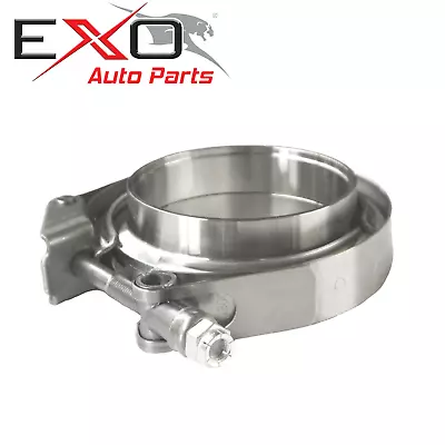 $38.99 • Buy 1.5  Inch 38mm Stainless V-Band Vband Clamp Turbo Flange Exhaust Downpipe Intake