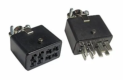 Power Plug And Socket - 8 Pin Jones Plug - Male And Female - P308CCT S308CCT • $18.95