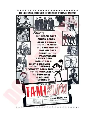 1964 First Annual Tami Show Promo Flyer Magazine Ad Rolling Stones 8x10 Photo • $14.99