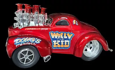 2003 Muscle Machines '41 Willy The Kids Coupe Red Die Cast Car 1:18 Scale Used • $43.15