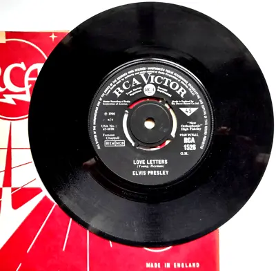 NM/NM Elvis Presley LOVE LETTERS (RCA 1526) 7  VINYL 45 EX+ Near Mint!  • £9.99